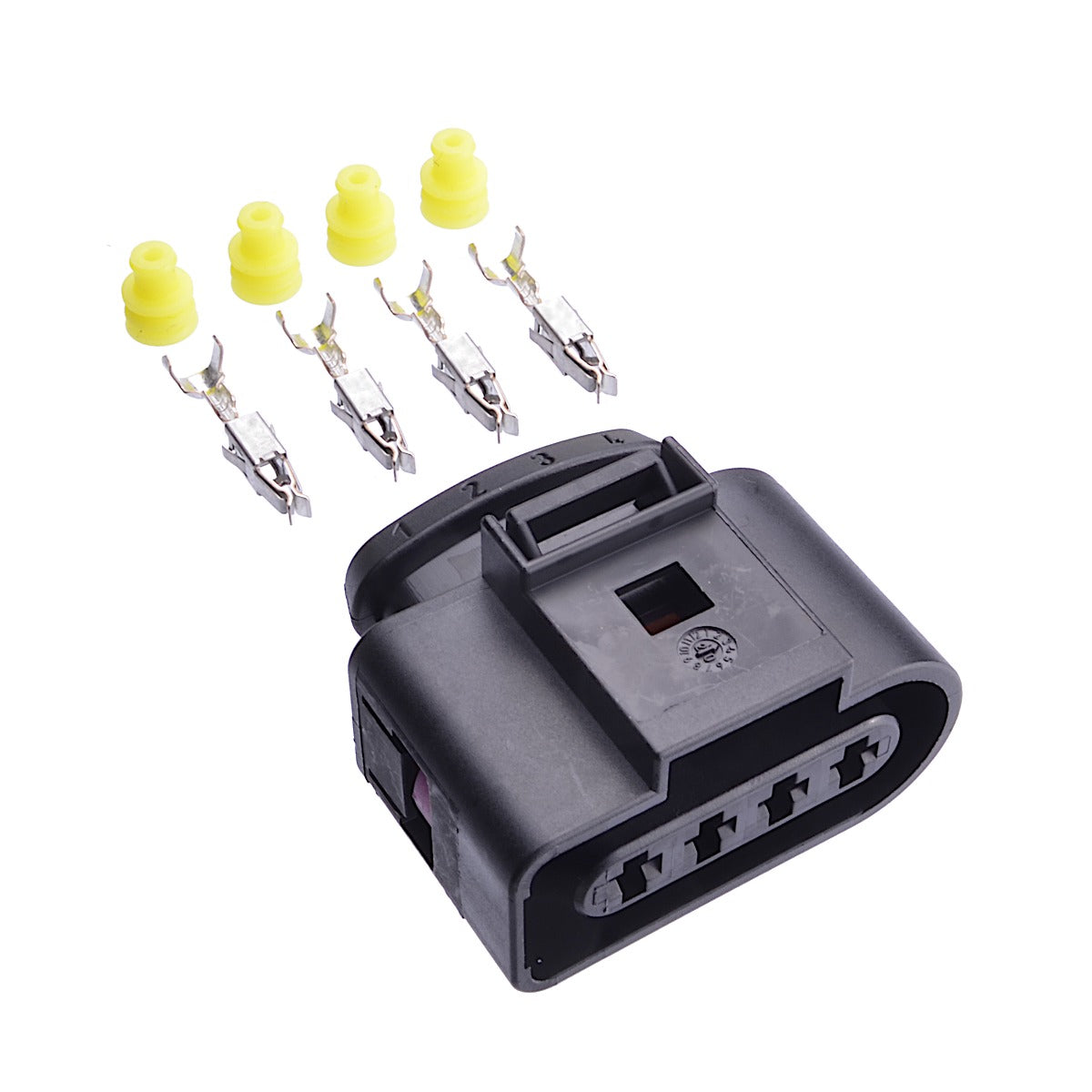 4-pin Ignition Coil Connector with Pins (KMS DIS Coil / VAG)